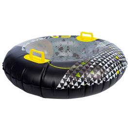 Planador De Neve Inflável Arctic Disc One Size Black / Grey / Yellow