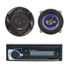 Rádio Com Alto-falantes Coaxiais 8428bt 45w One Size Black / Grey