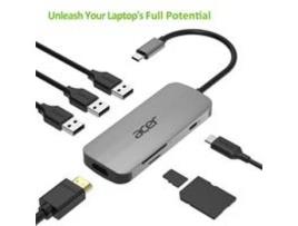 Docking Station Hp.dscab.008 7 In 1 One Size Silver