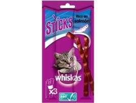 Premiações de Gatos com Sabor de Salmão 3 Sticks 