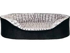 Cama Ortopédica Vital Lino em Preto e Cinzento 60x45 cm 