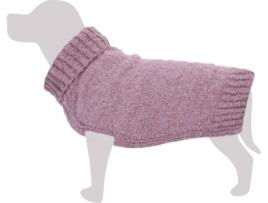 Camisola de Malha Trançada Rosa XS 
