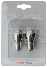 Blister 2x Lampadas Halogéneo PY21W 12V BAU15s (Chrome)
