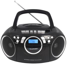 Rádio Leitor de CDs / MP3 / USB / Cassete 2x 1.7W (Preto) - BLAUPUNKT