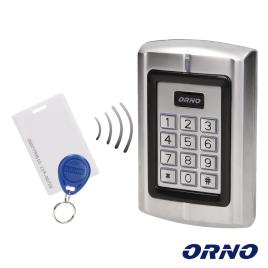 Leitor de Controlo de Acessos com PIN + RFID 125kHz - ORNO