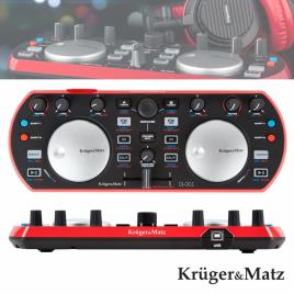 CONTROLADOR DJ COMPACTO USB DUPLO KRUGER MATZ