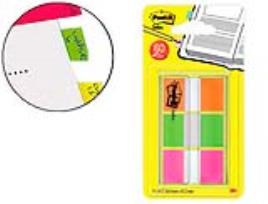 Bandas Separadoras  Index 680 Laranja, Lima e Rosa Dispensador Bolsa 3X20 Folhas