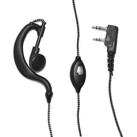 Headset HS81 NIP 2 pinos compatível com HP 8001L NIP estação de rádio e estações de Kenwood e NIP