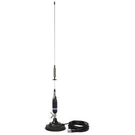 NIP CB antena borboleta S75, 26-28MHz, comprimento de espiga 54 cm, 125 milímetros íman incluído