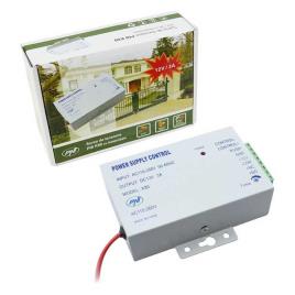 sincronismo 12V tensão da fonte e 3A para NIP K80. fechaduras e controlo de acessos