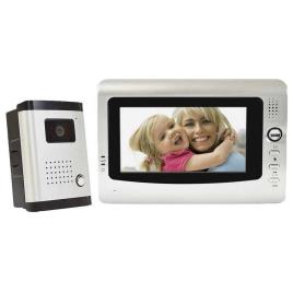 Pni Intercomunicador De Vídeo Com Tela Lcd Df-926 7´´ One Size Black / Silver