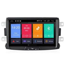 player multimídia de carro com Android NIP DAC100 10, DDR3 de 2GB / 32GB ROM, sistema de navegação por Logan 2, Sandero, Duster, Renault Captur, Touch Screen Bluetooth RDS