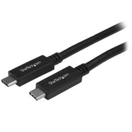 Cabo USB C Macho - Macho (50 cm) Preto - 