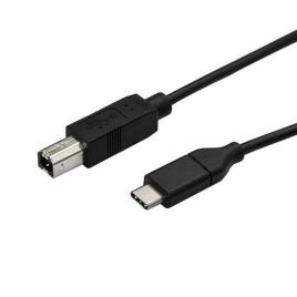 Adaptador USB C Macho - USB B Macho (3 mts) Preto - STARTECH