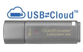 Pen USB 3.0 DataTraveler G3 + Locker 8GB Prateado - 
