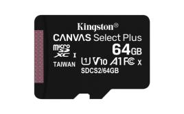 Cartão de Memória MicroSDXC 64GB (Classe 10) - KINGSTON