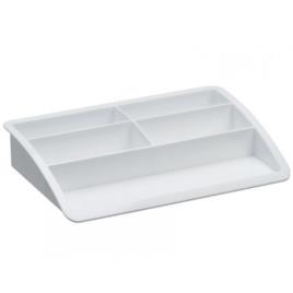 Organizador de Secretaria Plastico  Timeless Branco 198X128X37 mm