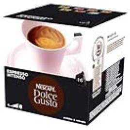 DolceGusto Cápsulas de café Dolce Gusto Espresso Intenso, café expresso, moderadamente torrado, 16 doses, 128 g