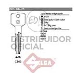 CHAVE LATÃO CS62 CISA
