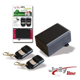 Kit Emissor Rec. De 2 Canais E 2 Comandos Ext. 220v Jolly