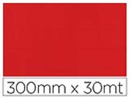 Papel Fantasia  Simple Mate Vermelho Bobina 300 mm X 30 Mt