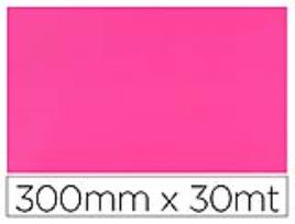 Papel Fantasia  Simple Mate Rosa Bobina 300 mm X 30 Mt