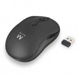 EWENT MOUSE WIRELESS BLACK 1600DPI