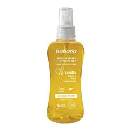 Higienizador de Mãos Babaria Vainilla e Argan Spray Pele Seca 70% Álcool 100ml