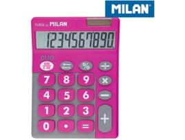 BLISTER CALCULADORA DUO 10 DIGITOS ROSA TECLAS GRANDES 