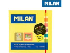 Pack 400 Notas Adesivas  76X76Mm Cores Fluor
