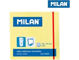 Pack 100 Notas Adesivas MILAN 76X76Mm