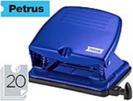 Furador Petrus 65 Capacidadee 20 Folhas - Azul
