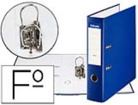 Aquivador de Alavanca  Carton Forrado PVC Folio Lomo de 75mm c/ Rado Azul