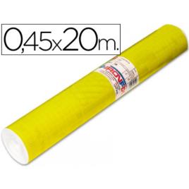 Papel Autocolante Aironfix 0.45x20mts Amarelo Brilho Rolo
