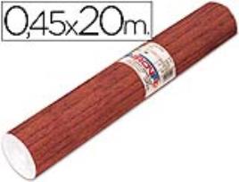Rolo Adesivo Aironfix Madeira Escura Rolo de 20 Mt