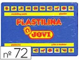 Plasticina  72 Grande 350 Gr Azul Escuro