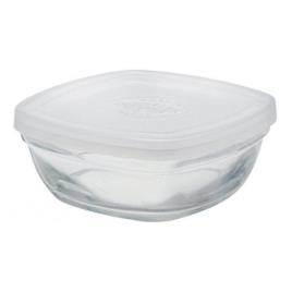 Lancheira Freshbox Transparente Com tampa Quadrado (9 cm)