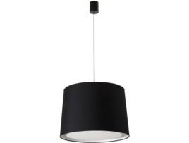 Candeeiro de Teto  Conga (Preto - E27 - Máx. 15W - Aço  - Tecido)