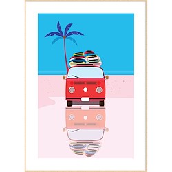 Quadro com imagem FRAGONETA 50X70CM