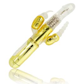 VIBRADOR MULTIFUNCIONAL OHMAMA - DOURADO