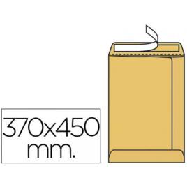 Envelope 370x450mm Tira de Silicone Kraft Pack 100 Unidades
