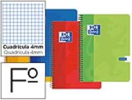 Caderno Espiral  Cartão Folio 80 Folhas Qudriculado 4 mm