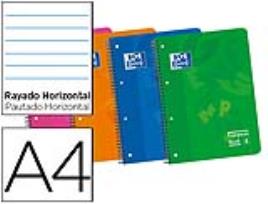 Caderno Espiral Oxford Capa Polipr. Microperfurado A4 120F Pautado