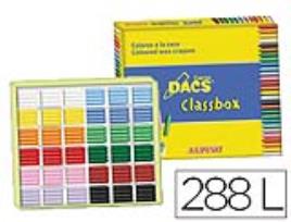 Lápis de Cera Dacs Classbox Caixa de 288 Unidades 12 Cores