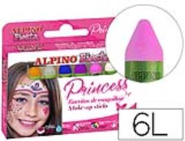 Maquilhagem  Barra Princess 6 Cores Sortidas