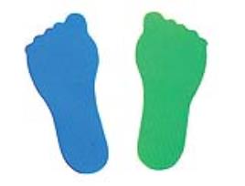 Pes  de Borracha Antideslizante Set de 20 Unidades 10 Azuis 10 Verdes Comprimento 230mm