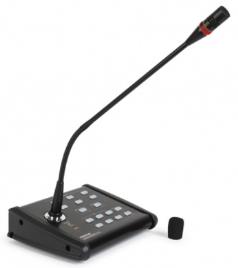 Microfone c/ Selector 6 Zonas - 