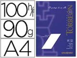 Papel Torreon  Din A4, 90 Gr/Mã¬, Embalagem 100 Folhas, Branco