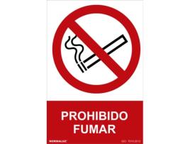SINAL PROIBIDO PROIBIDO FUMAR (PVC 0.7MM) 30X40CM