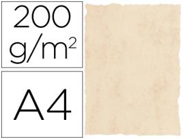 Papel Pergaminho Michel Dina4 200 Gr Cor Marmore Bege (25 Folhas)